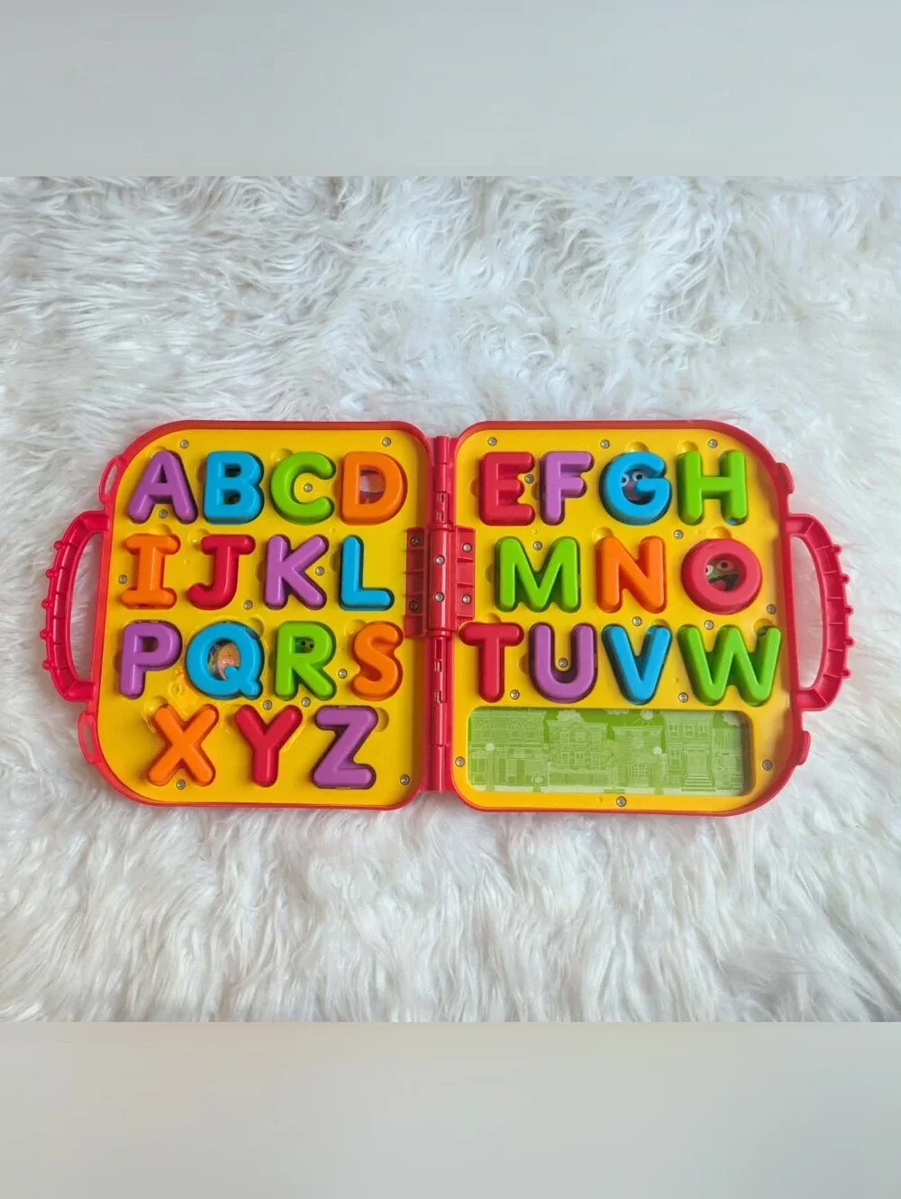 Sesame Street Elmo On The Go ABC Alphabet Letters Set Hasbro 2017 2000s Y2k Red